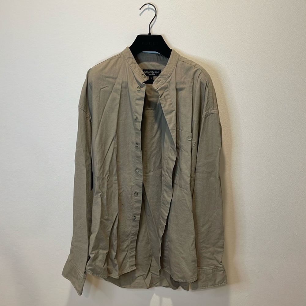 Saint Laurent Linen Overshirt